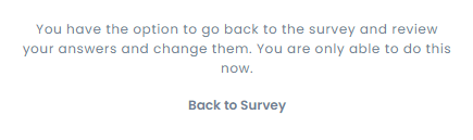 Update survey answers