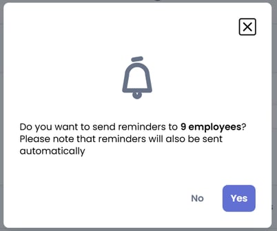 Survey reminder