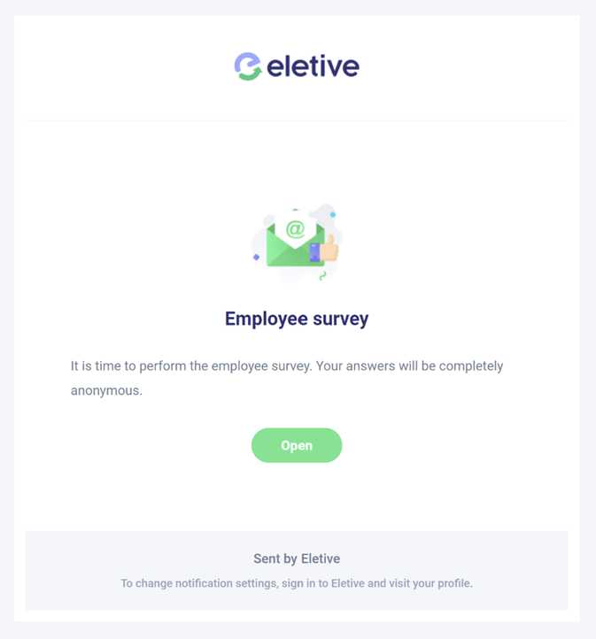 default survey invite