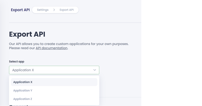 Export API